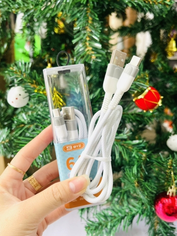 CÁP SẠC X97T NHANH 5A CHÍNH HÃNG BYZ USB RA TYPEC (3)