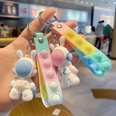 Móc Khoá Pop It Hình Thỏ (1)