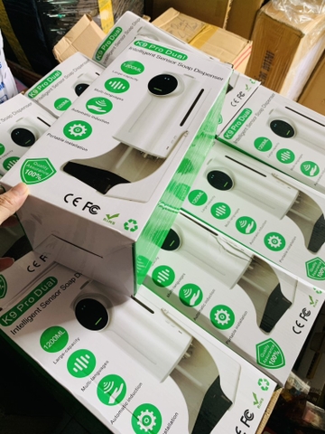 Máy Phun Cồn Rửa Tay Tự Động Đo Nhiệt độ thân thể K9 Pro Dual Mẫu Mới