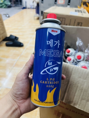 BÌNH GA MEGA 220g ( KO KÈM GA) (2)