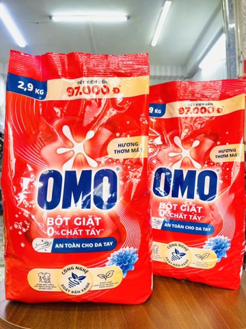 TÚI BỘT GIẶT OMO 2.9kg HƯƠNG THƠM MÁT CHÍNH HÃNG (10)