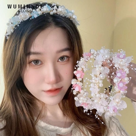 CÀI TÓC VÒNG HOA ĐỘI ĐẦU KẾT CƯỜM CHUỖI (3)