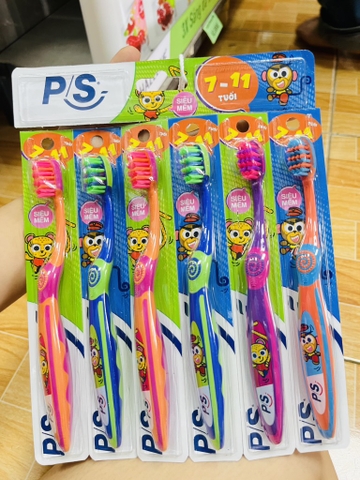 BÀN CHẢI ĐÁNH RĂNG P/S CHO BÉ 7-11 TUỔI