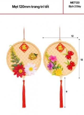 MẸT 12cm TRANG TRÍ DECOR TẾT MẪU MỚI 2025 (2)