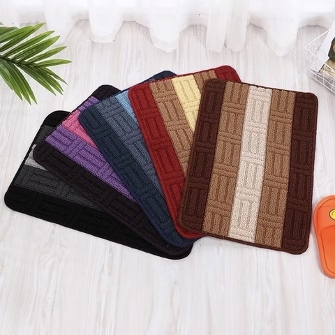 THẢM LAU CHÂN ĐAN SỌC CHỐNG TRƯỢT NHIỀU MÀU (3)