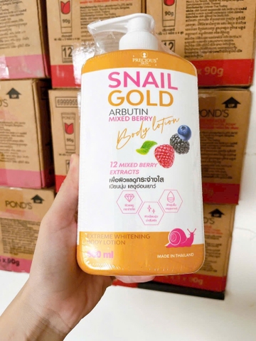 SỮA DƯỠNG THỂ TRẮNG DA BODY SNAIL GOLD THAILAND (15) '