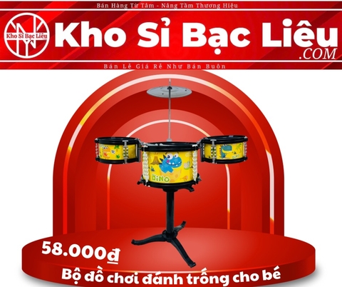 BỘ ĐỒ CHƠI ĐÁNH TRỐNG CHO BÉ
