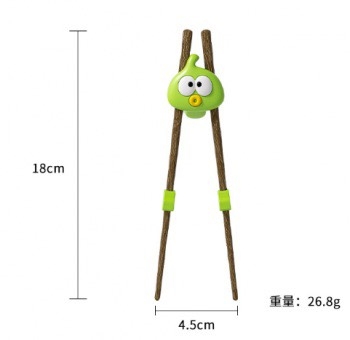Đũa Tập Ăn Bằng Gỗ Cho Trẻ – Hình Chú Chim Đáng Yêu (2)
