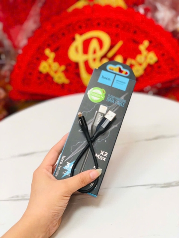 CÁP SẠC NHANH 3A NGẮN 25CM HOCO X2 CHO IPHONE CHÍNH HÃNG (3)