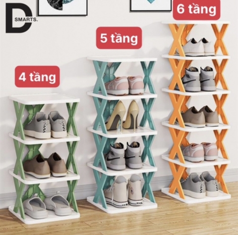 Kệ Dép 5 Tầng Chữ X Tiện Lợi (2)