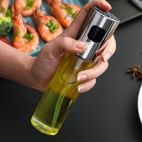 Chai xịt thủy tinh đựng dầu, dấm 4x18cm -100ml (1)