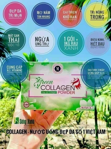 Collagen Diệp Lục Lẻ Cty 380k '