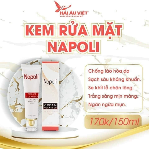 KEM SỮA RỬA MẶT NAPOLI C.HÃNG LẺ CTY 195K '