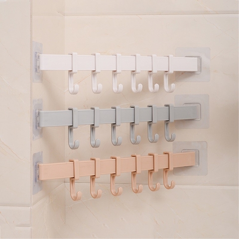 Móc Dán Tường Dạng Thanh 6 Móc (2)
