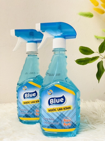 CHAI XỊT LAU KÍNH 500ml CHÍNH HÃNG BLUE (2)