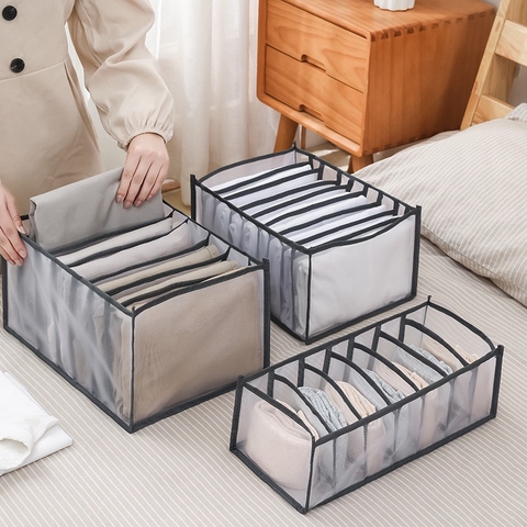 TÚI ĐỰNG ĐỒ LÓT 9 NGĂN 32x17x25cm (2)