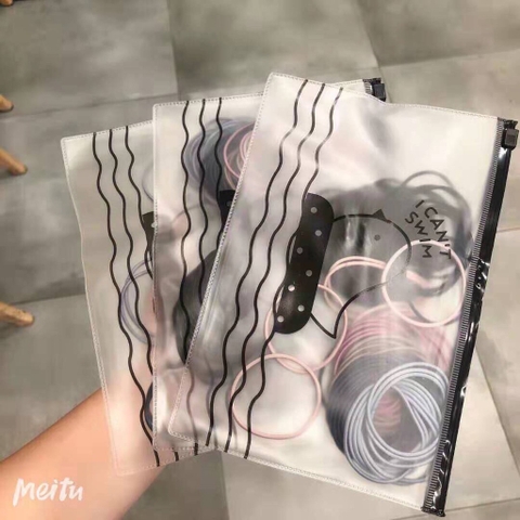 Set 100 Dây Cột Tóc Nhiều Màu (1)