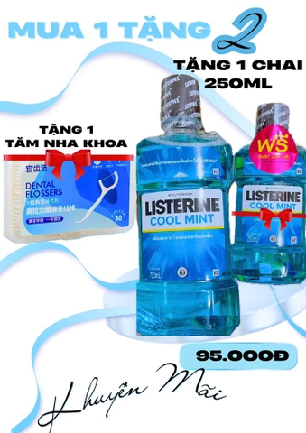 NƯỚC XÚC MIỆNG LISTERINE 1 TẶNG 1 HÀNG THAILAND (7)