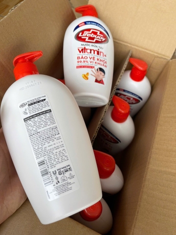 Nước Rửa Tay LIFEBUOY 450g BẢO VỆ KHỎI 99.9% VI KHUẨN