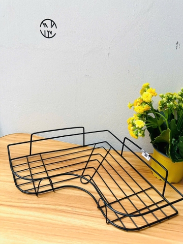 KỆ DÁN GÓC TƯỜNG SẮT SƠN TĨNH ĐIỆN
