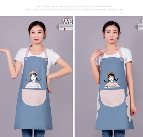 Tạp Dề Hình Cô Gái kute (2)