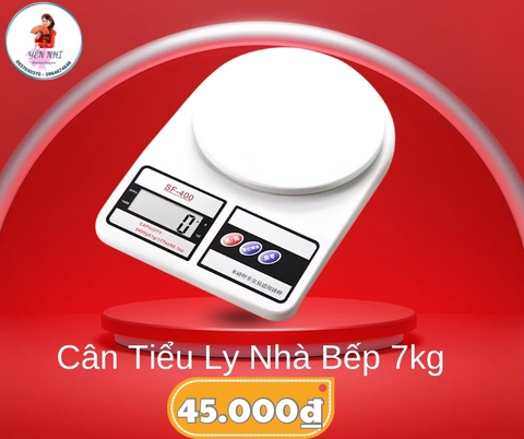 Cân Điện Tử Tiểu Ly nhà bếp tải trọng tối đa 7kg (4)