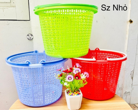 SỌT ĐỰNG ĐỒ TRÒN CÓ QUAI THÁI SIZE (NHỎ), HÀNG CTY (2) ‘
