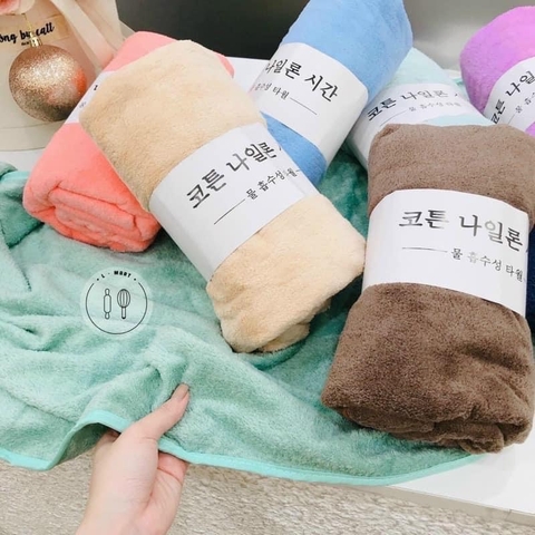 Khăn Tắm Lông Cừu Mẫu Lớn Hàn Quốc (2)
