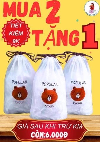 Set 100 Màng Bọc Thực Phẩm Gấu (1)