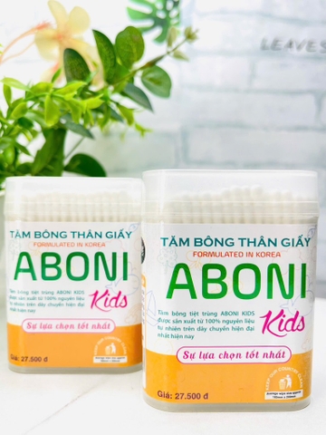 HỘP 200 CÂY BÔNG TĂM ABONI CHO BÉ (2)