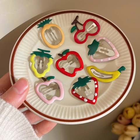 SET 4 KẸP HOA QUẢ TRÁI CÂY