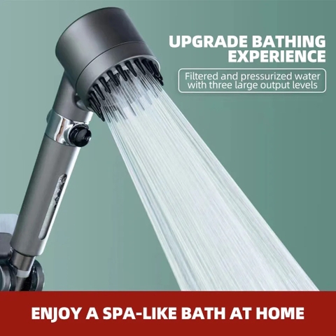 Bộ Vòi Sen Tăng Áp Kèm Dây 4 in 1 (4)
