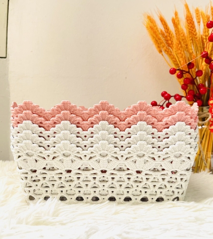 GIỎ SAO CHỮ NHẬT SIZE TRUNG 25cm x 15cm MÃ 4015 (1)