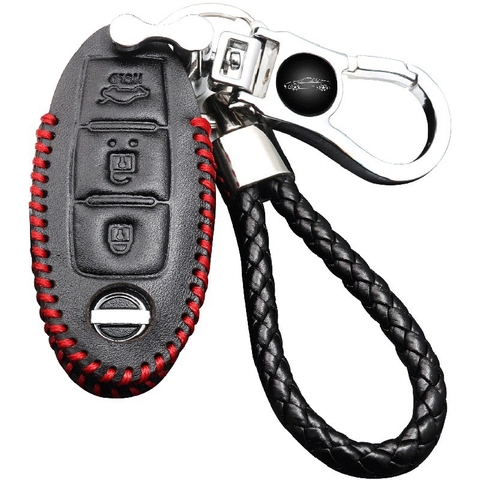Bộ Bao Da Móc Khoá Cho Xe Hơi Nissan Xịn Full Box (11)
