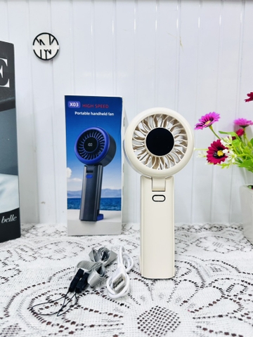 QUẠT TÍCH ĐIỆN X03 CẦM TAY