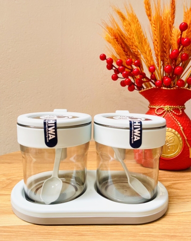 SET 2 HŨ ĐỰNG GIA VỊ HIWA XỊN CHÍNH HÃNG CTY (3)