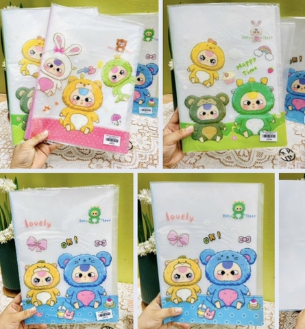 BÌA LÁ A4 KHOẢN 20 TỜ , MẪU CHIBI (2)