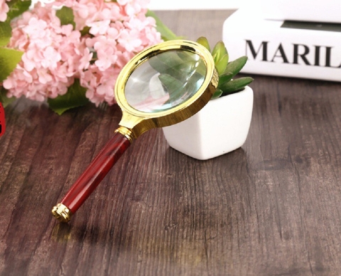 KÍNH LÚP 3D MAGNIFIER 80mm Viền Vàng (2)