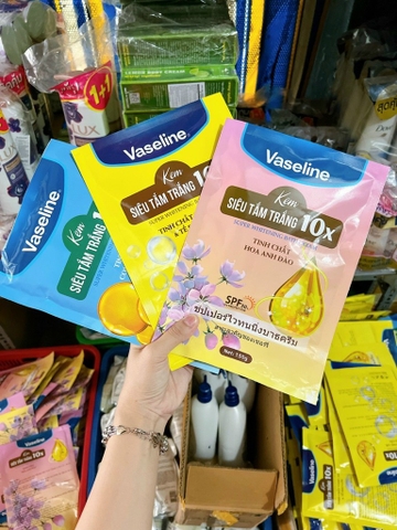TẮM TRẮNG VASELINE 10X DẠNG BỊT GÓI '