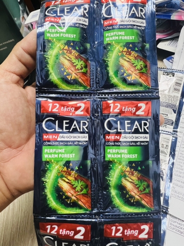 DÂY 14 GÓI DẦU GỘI ĐẦU CLEAR MEN GỖ