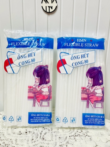 BỊCH 80 ỐNG HÚT DÙNG 1 LẦN (0,5)