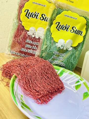 LƯỚI RỬA CHÉN SIÊU SẠCH, LƯỚI SUM CAO CẤP (1)