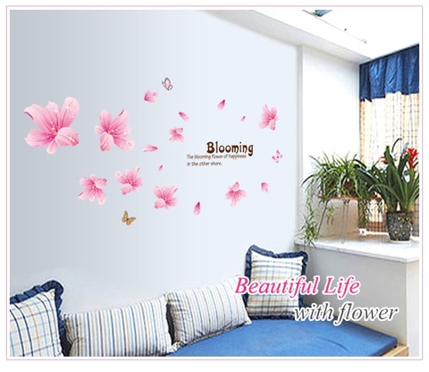 Decal Tranh Hoa 60x150cm Blooming (2)