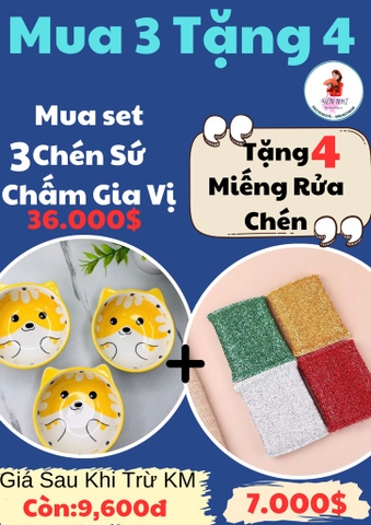 CHÉN BÁT SỨ ĐỰNG NƯỚC CHẤM GIA VỊ HÌNH CÚN (2)