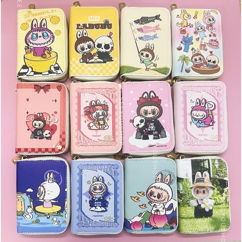 VÍ CẦM TAY ĐỰNG THẺ LABUBU NHIỀU NGĂN (2)