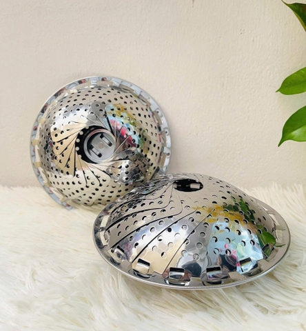 Rổ Hấp Inox Xếp Gọn Tiện Lợi 22cm