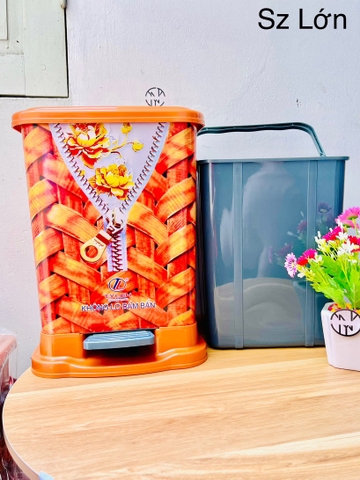 THÙNG RÁC TY LIEN NẮP BẬT SIZE LỚN (7)