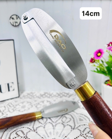 DAO BÀO ĐA SỶ THÉP KHÔNG RỈ 14CM CÂN GỖ LOẠI 1