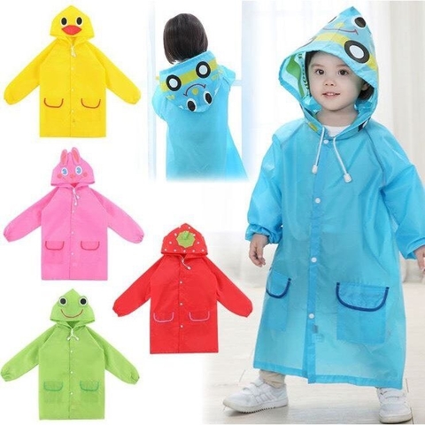 ÁO MƯA PVC CHO BÉ HÌNH THÚ KUTE (5)