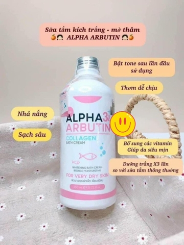 SỮA TẮM ALPHA 3 ARBUTIN SIÊU HOT XỊN